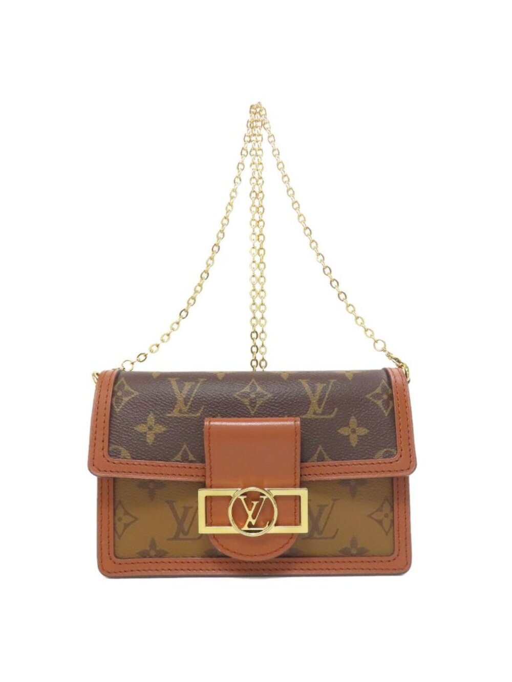 Louis Vuitton Portefeuille Dauphine Shoulder Bag Monogram Reverse